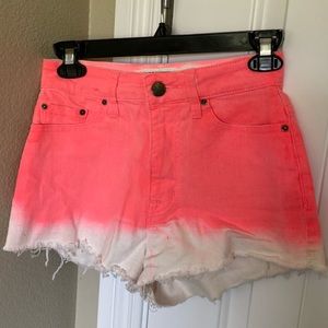 Urban Outfitters Neon High Rise shorts - size 26